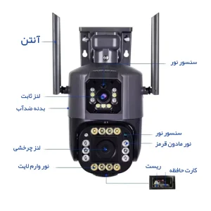 دوربین مداربسته سیم کارتی مدل QQ816-3MP